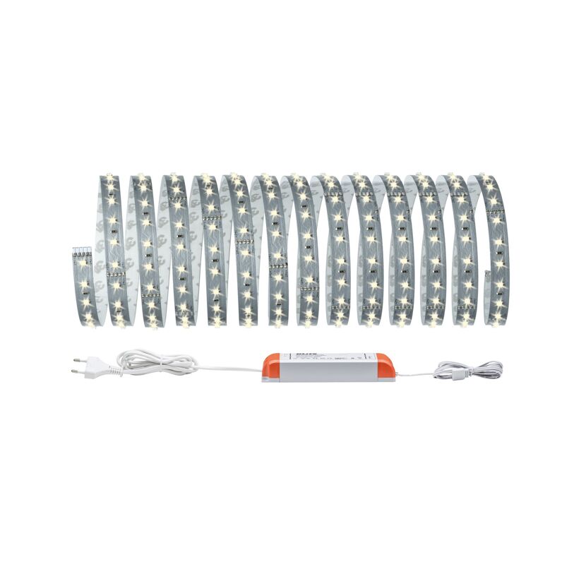 LED-Basisset 'MaxLED' 5 m 30 W 2750 lm warmweiß, silber