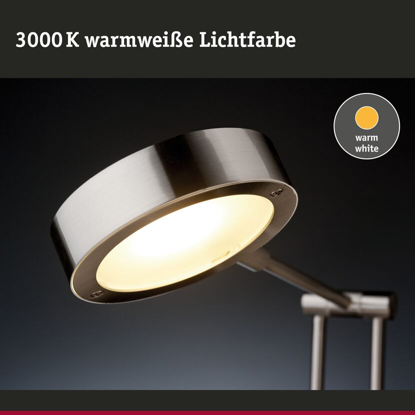 LED-Tischleuchte 'Zed' eisenfarben Ø 16 x 47,5 cm