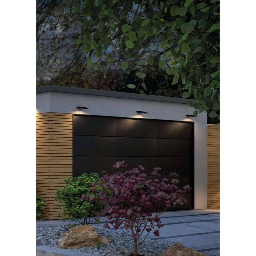 Solar-Wandleuchte 'Yoko' mit Bewegungsmelder 40 lm