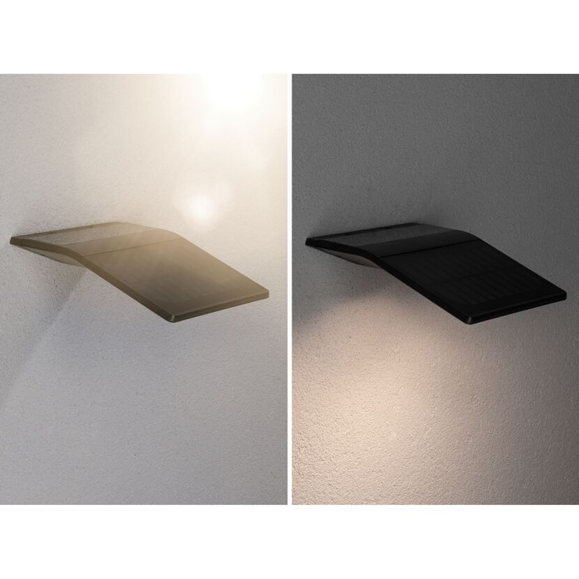 Solar-Wandleuchte 'Yoko' mit Bewegungsmelder 40 lm