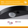 Solar-Wegeleuchte 'Ryse' mit Bewegungssensor 30 lm warmweiß 15,4 x 79,6 x 19,4 cm