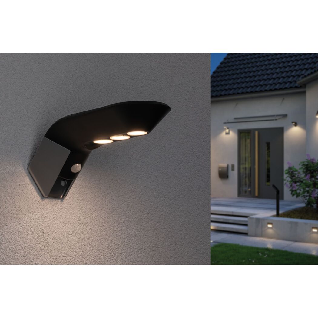 Solar Wandleuchte Soley mit Bewegungsmelder