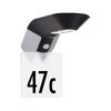 Hausnummer 47c mit Solarleuchte