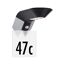 Hausnummer 47c mit Solarleuchte