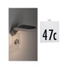 Solar-Hausnummernleuchte Soley mit Nummer 47c