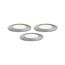 Drei LED-Bodenleuchten Plug&Shine Floor mini
