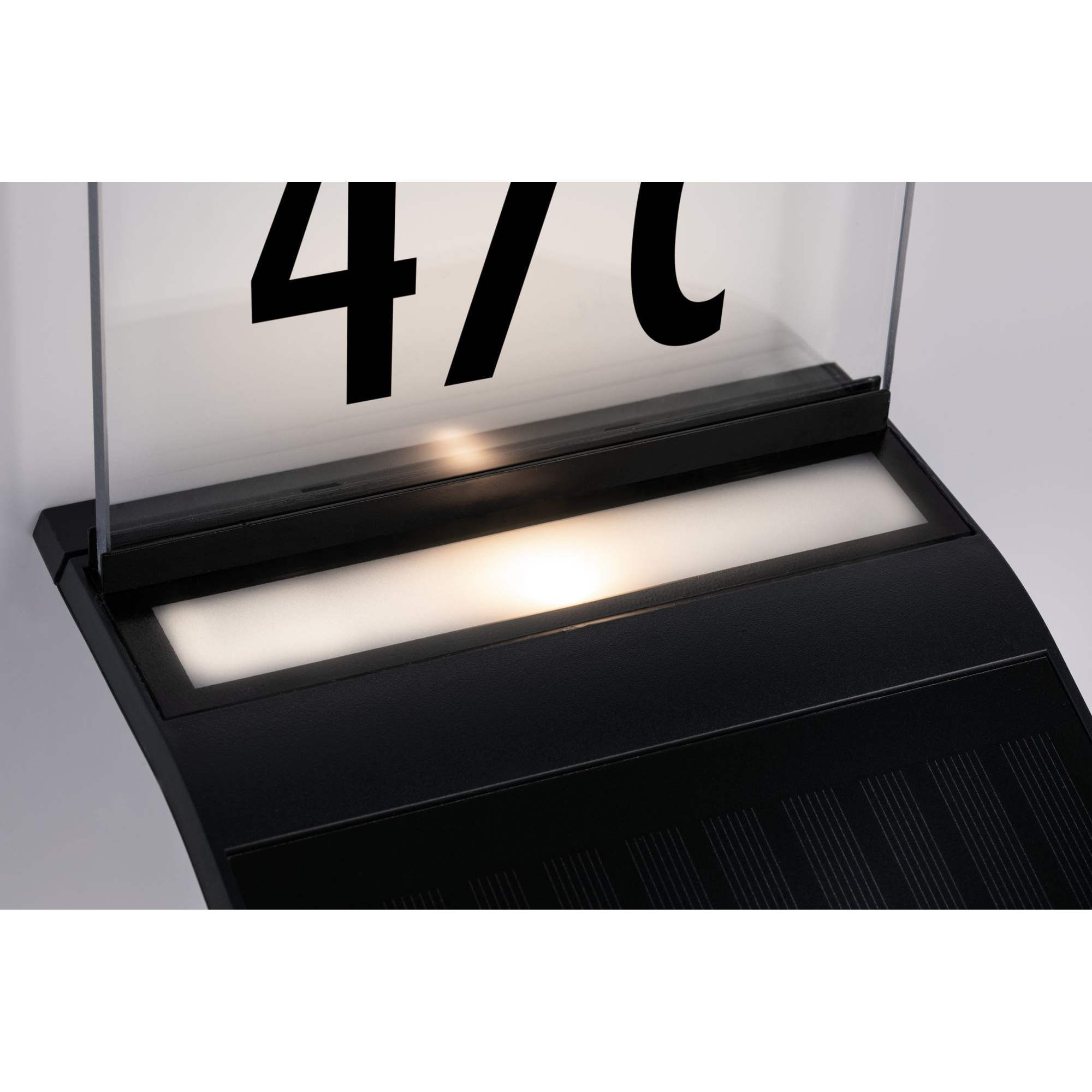 Solar-Hausnummernleuchte 'Yoko' mit Bewegungsmelder anthrazit 16 x 17,5 x 19 cm + product picture