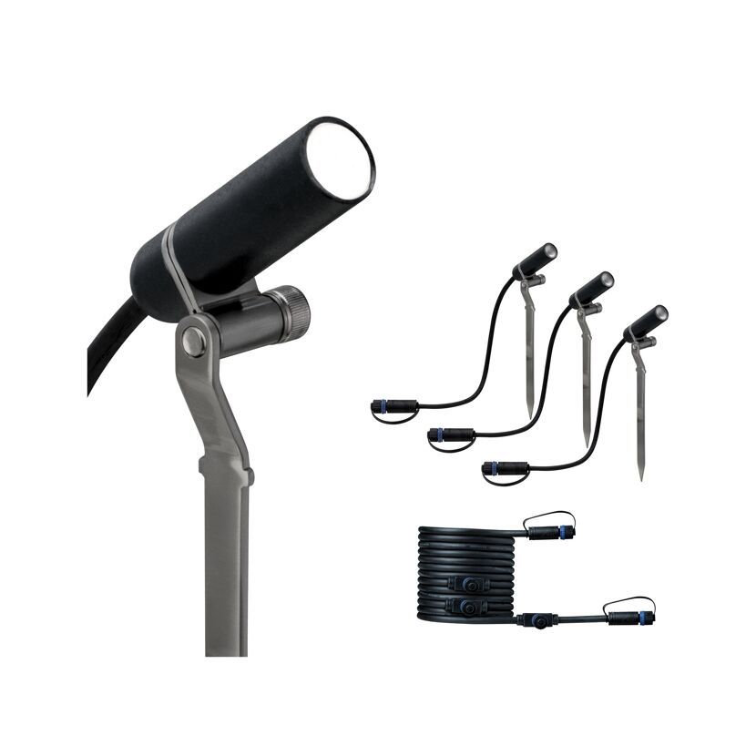 Plug&Shine Plantini Set mit drei Strahlern