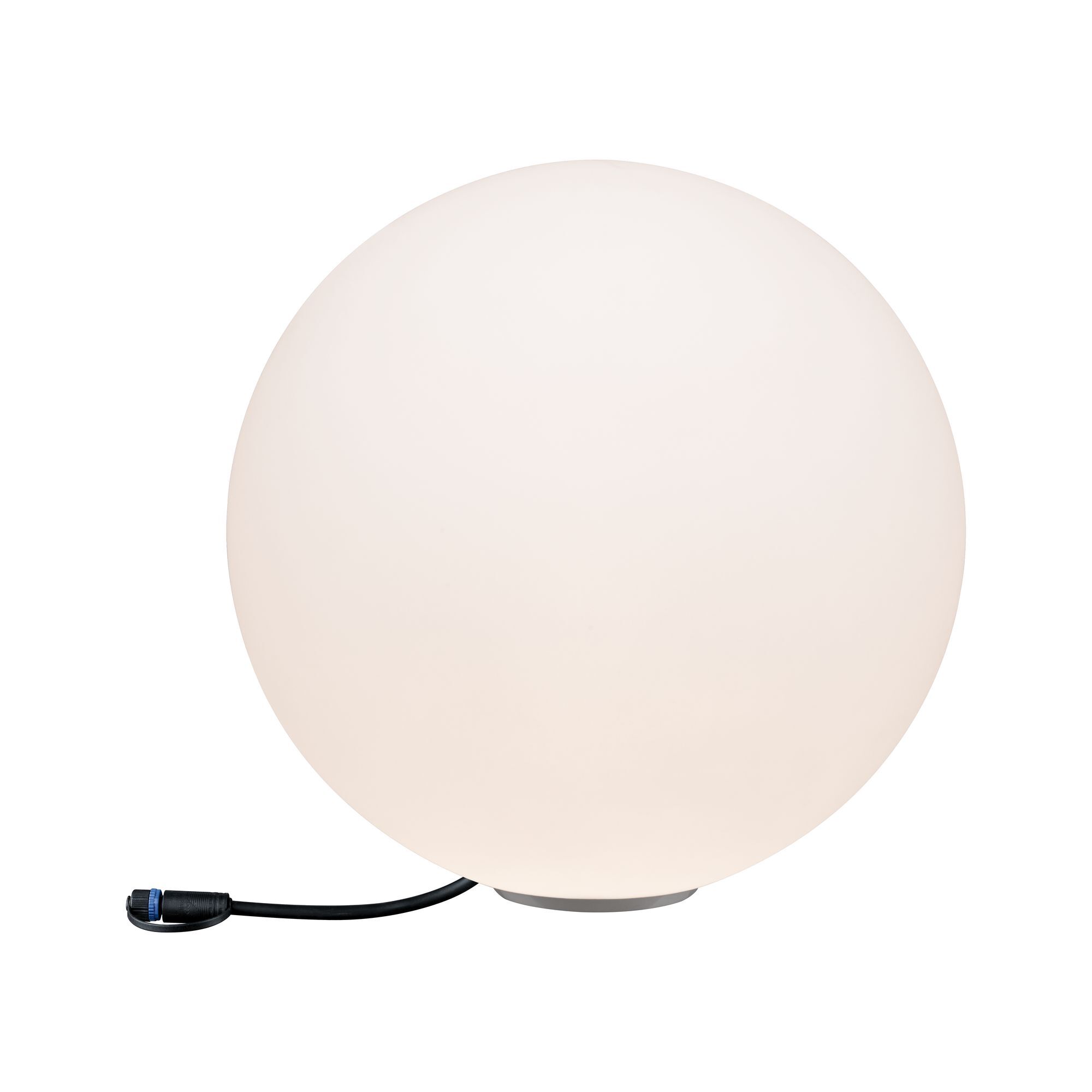 runde weiße Plug&Shine Kugel IP65