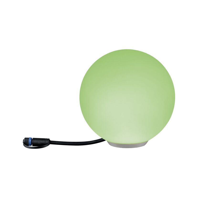 Grüne Plug&Shine Kugel-Leuchte