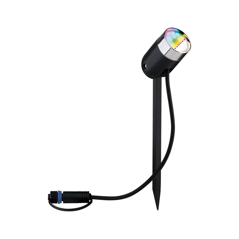 Spot 'Plug & Shine Pike' Starterset SH Zigbee RGBW Erdspieß 3 x 4,5 W