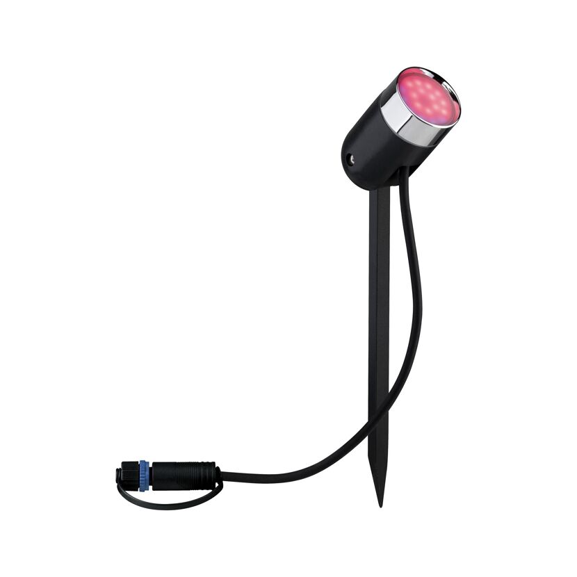 Spot 'Plug & Shine Pike' Starterset SH Zigbee RGBW Erdspieß 3 x 4,5 W