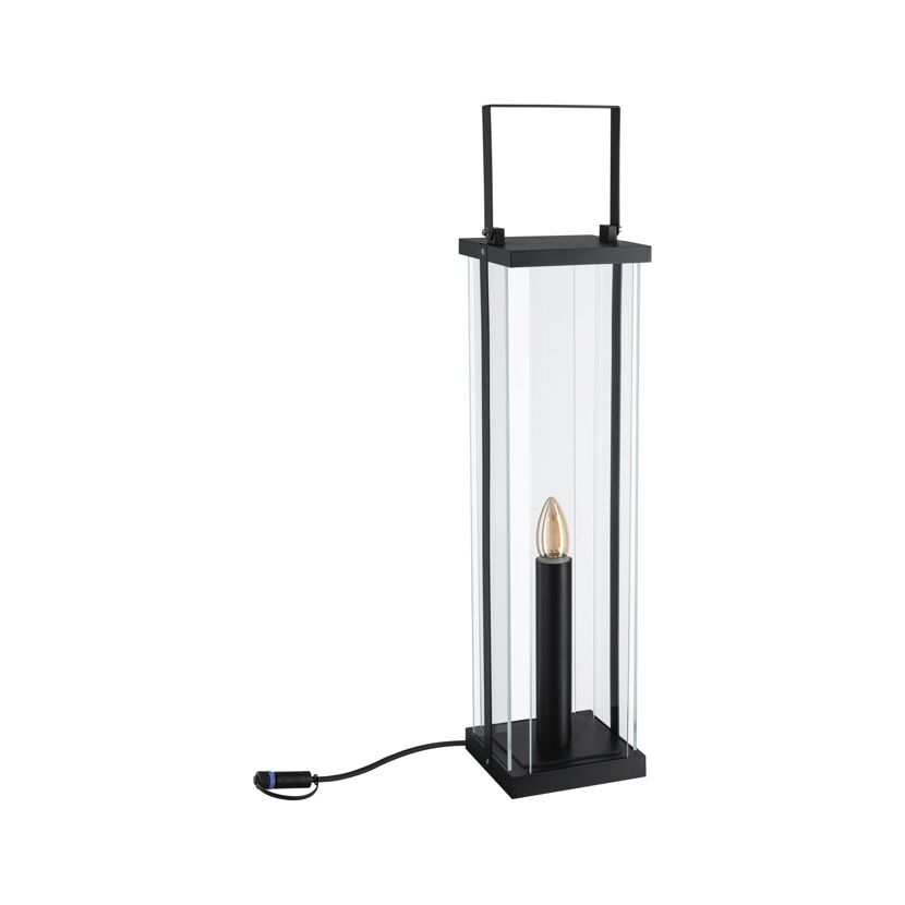 Schwarze Laterne P&S classic Lantern IP44