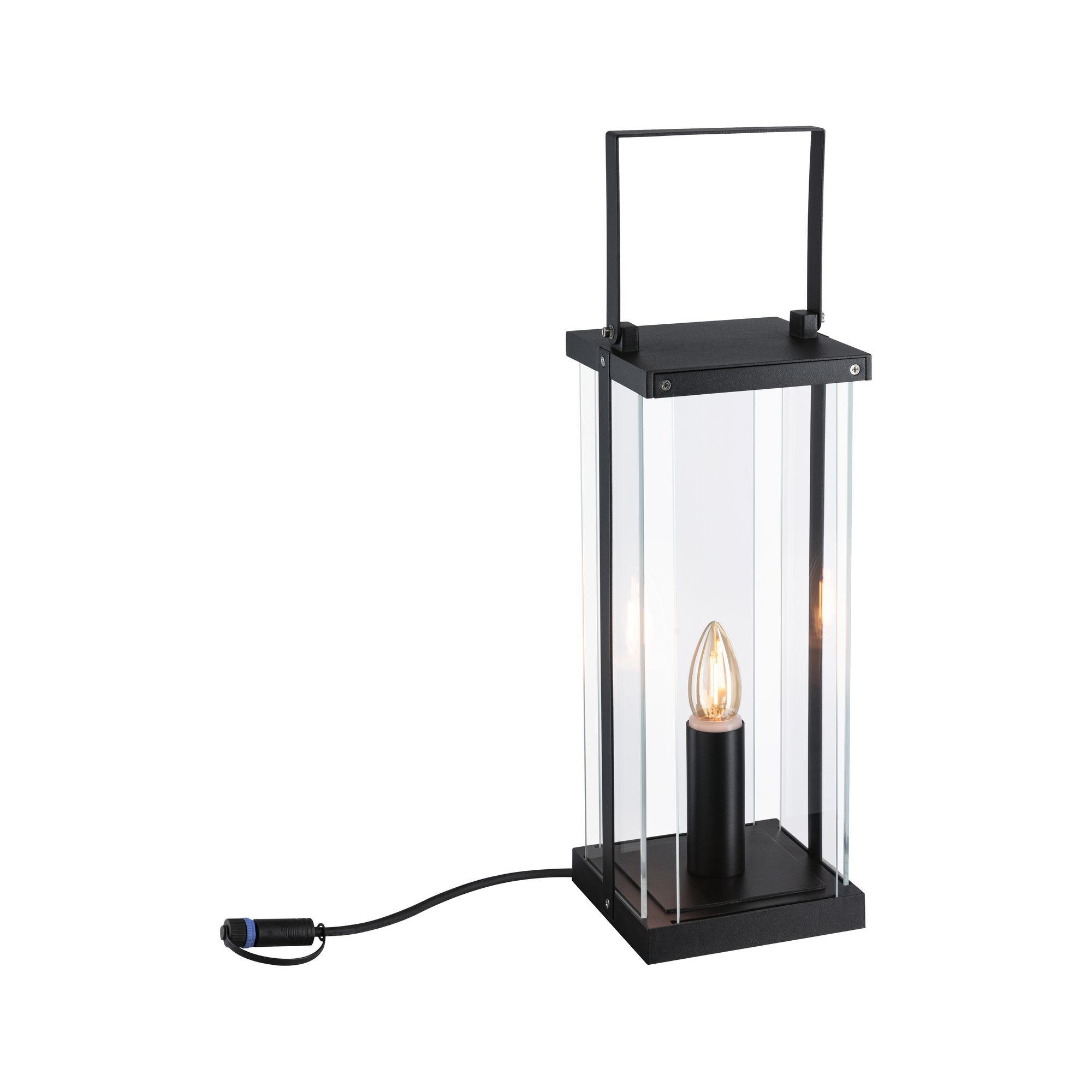 Schwarze Laterne P&S classic Lantern IP44