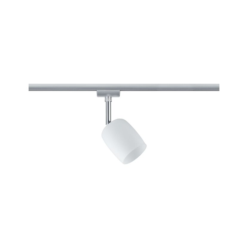 Schienenspot URail 'Blossom' G9 maximal 10 W Chrom matt/Satin