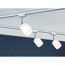 Schienenspot URail 'Blossom' G9 maximal 10 W Chrom matt/Satin