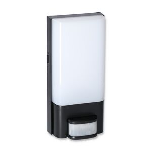 LED-Wandstrahler 'Dominic' schwarz/weiß 10 W 700 lm