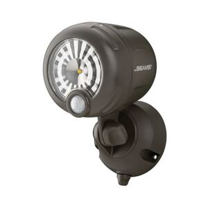 LED-Außenstrahler mit Bewegungssensor braun 200 lm
