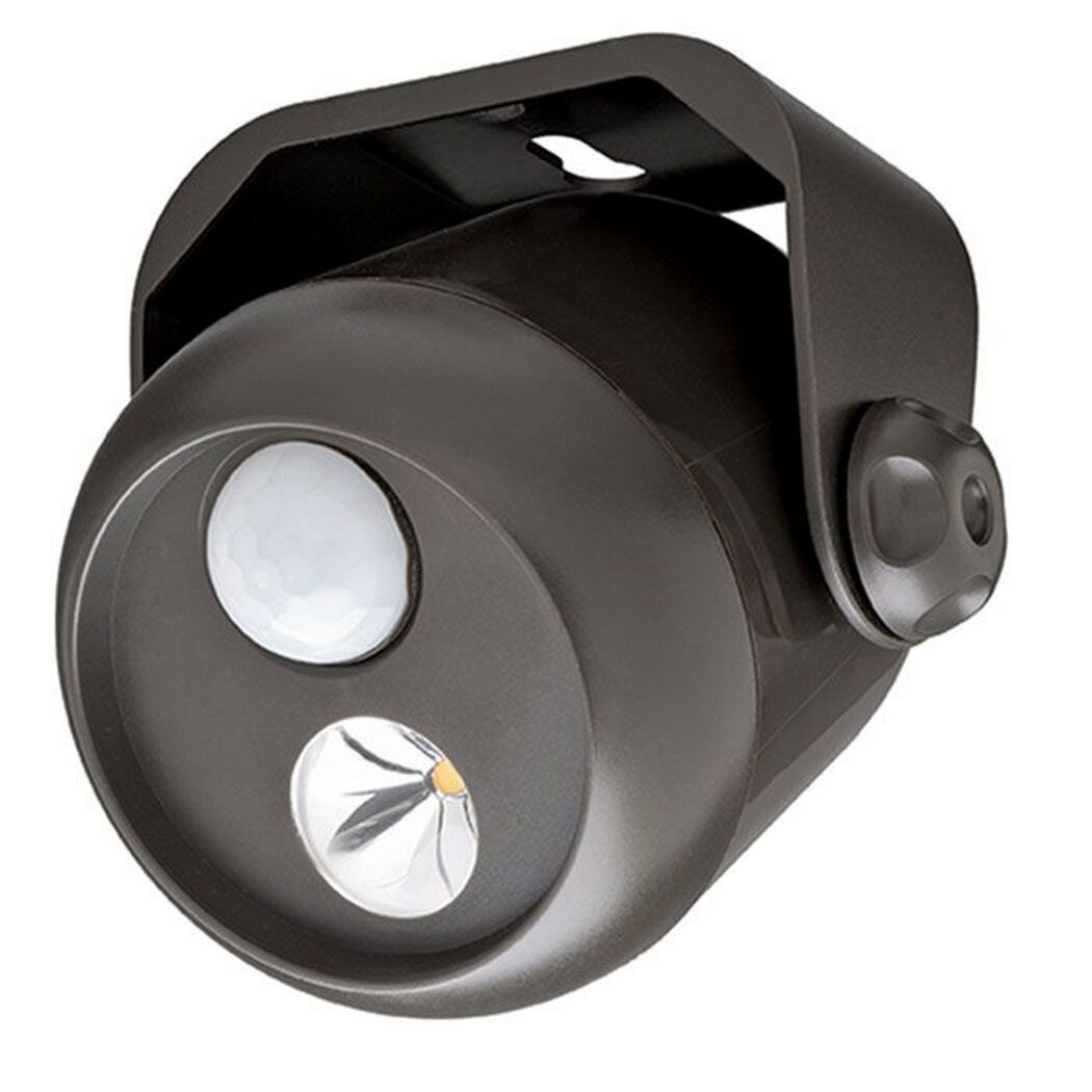 LED-Außenwandstrahler 'MB310' mit Bewegungssensor 80 lm neutralweiß IP 55 Ø 8,9 x 10,2 cm