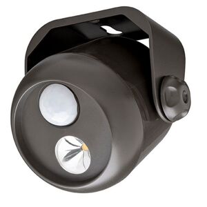 LED-Außenstrahler mit Bewegungssensor braun 80 lm