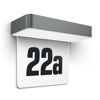 Hausnummer 22a beleuchtet