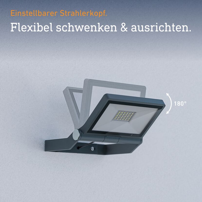 LED-Strahler 'XLED ONE' anthrazit 2050 lm