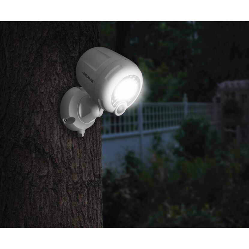 LED-Außenstrahler mit Bewegungssensor weiß 200 lm