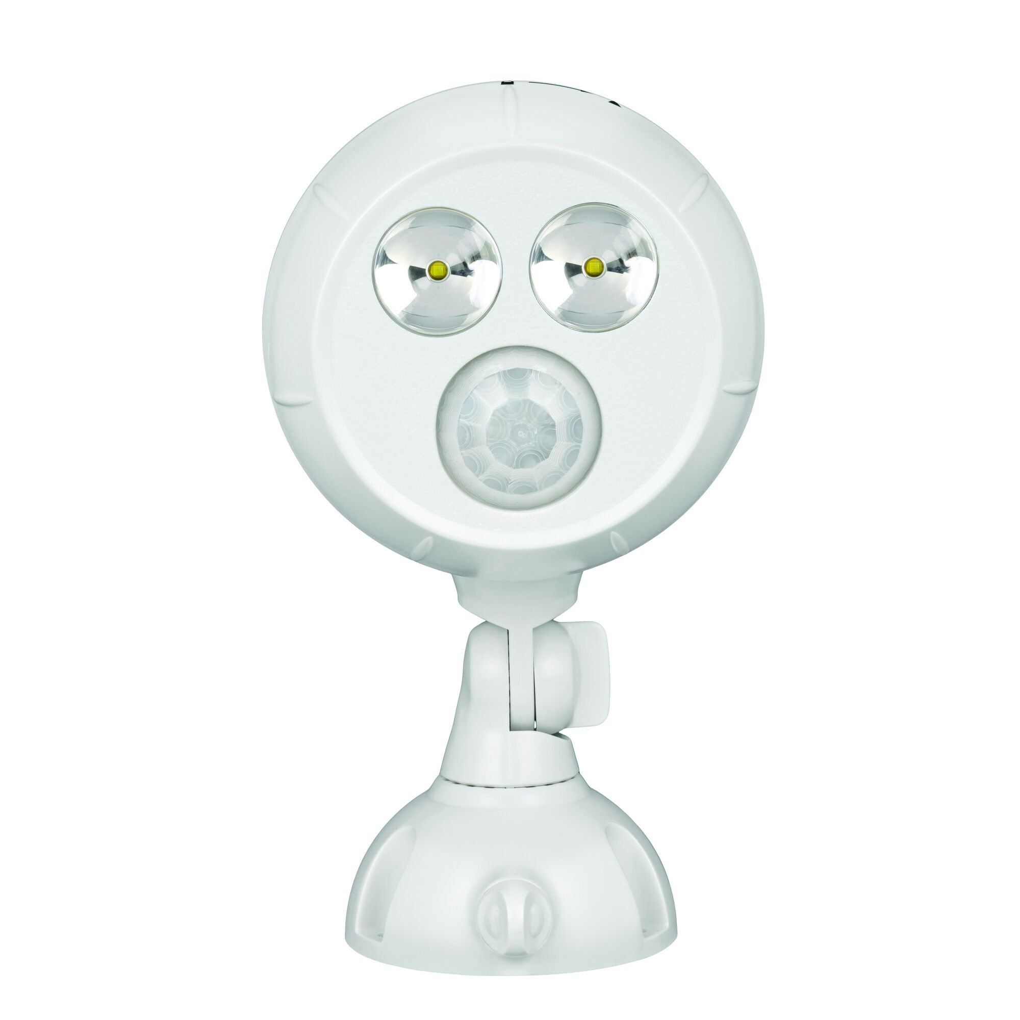 Weißer Mr. Beams LED-Strahler mit Bewegungsmelder