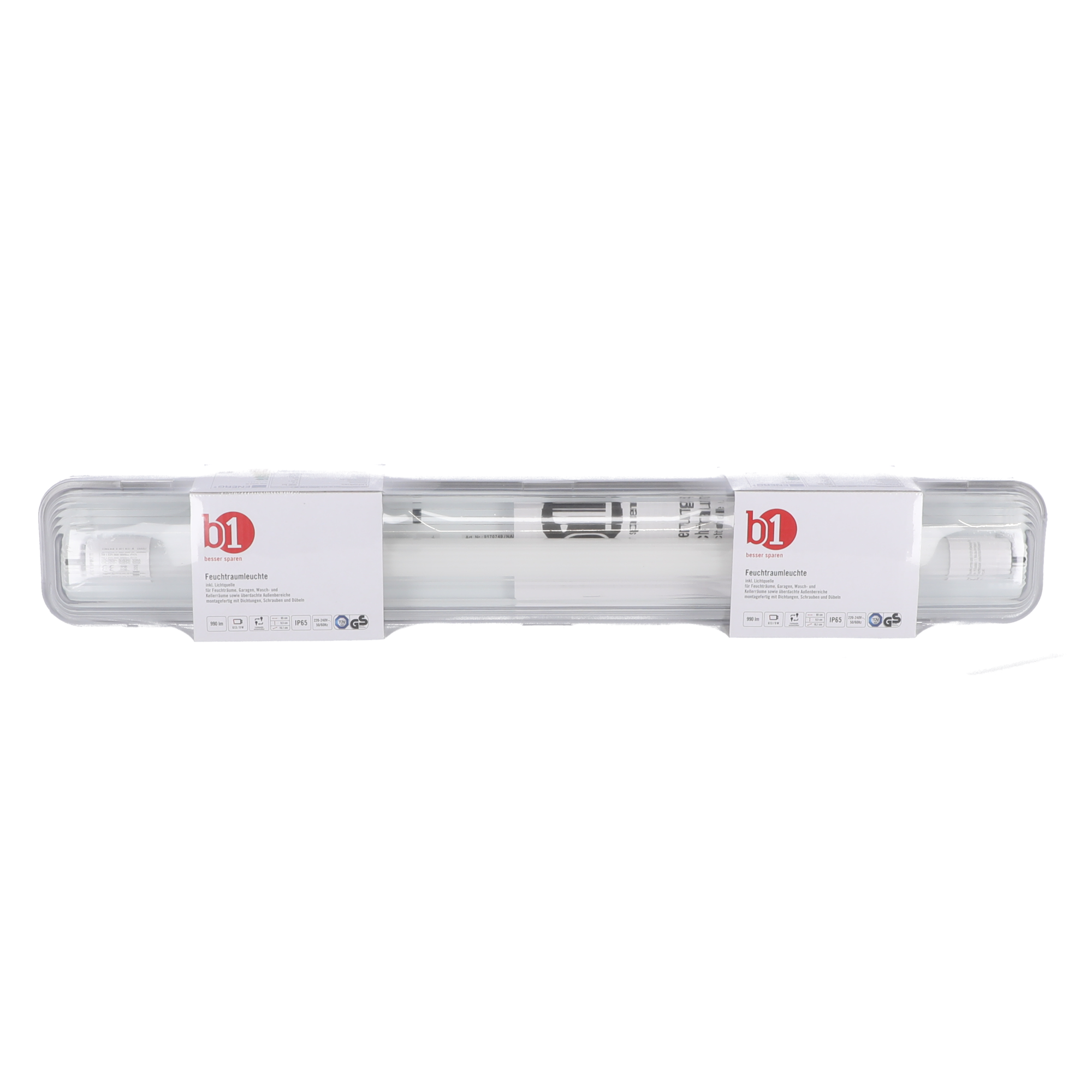 Feuchtraumleuchte 1 x 9 W IP 65