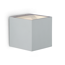 Wandleuchte 'Mailand' grau 102 x 102 x 105 mm