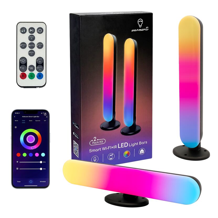 LED-Lighbar RGB 5 W inklusive Fernbedienung