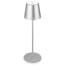 Akku-LED-Tischleuchte 'Kiki' 38 cm 3000K 2,6W 280lm dimmbar chrom-matt