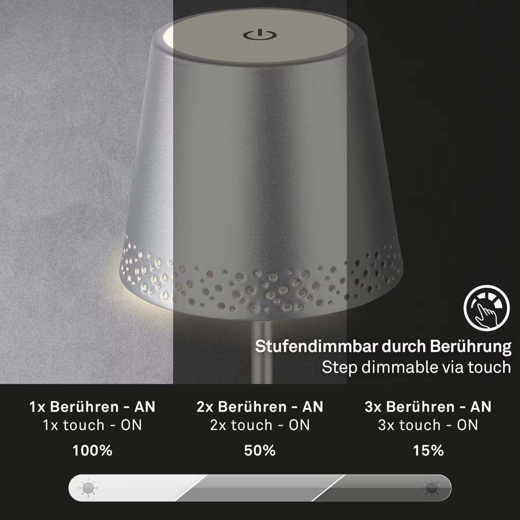 Stufendimmbare LED-Tischleuchte