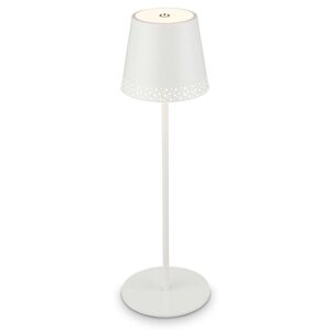 Akku-LED-Tischleuchte 'Kiki' 38 cm 3000K 2,6W 280lm dimmbar weiß