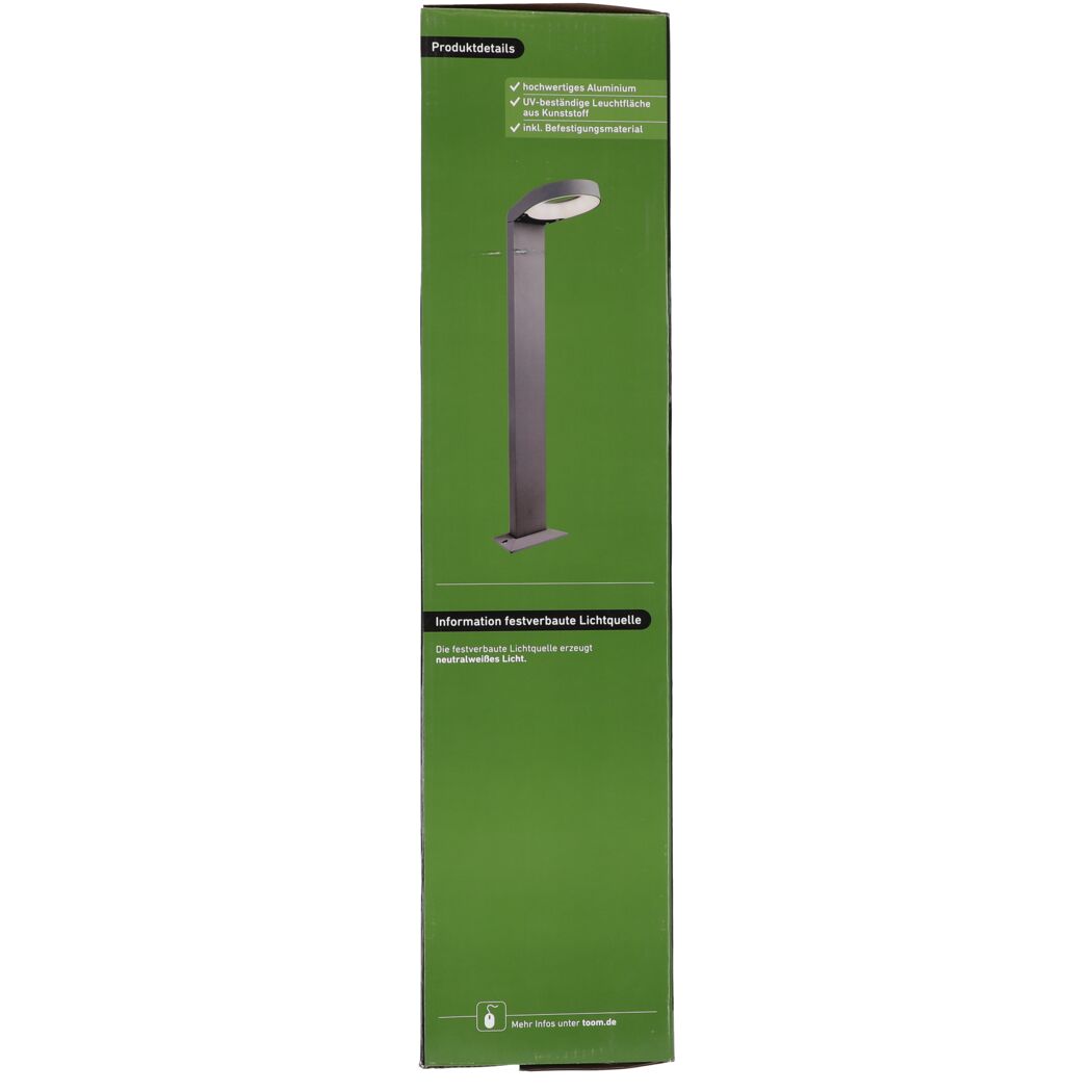 LED-Wegeleuchte 'Stockholm' 670 lm neutralweiß IP 44 Ø 15 x 76 cm