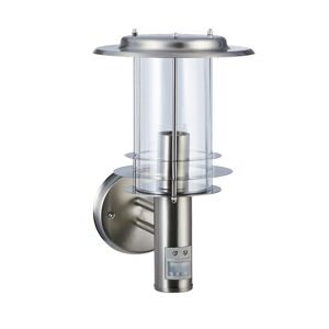 Außenwandleuchte 'Inox' mit Bewegungsmelder E27 20 W