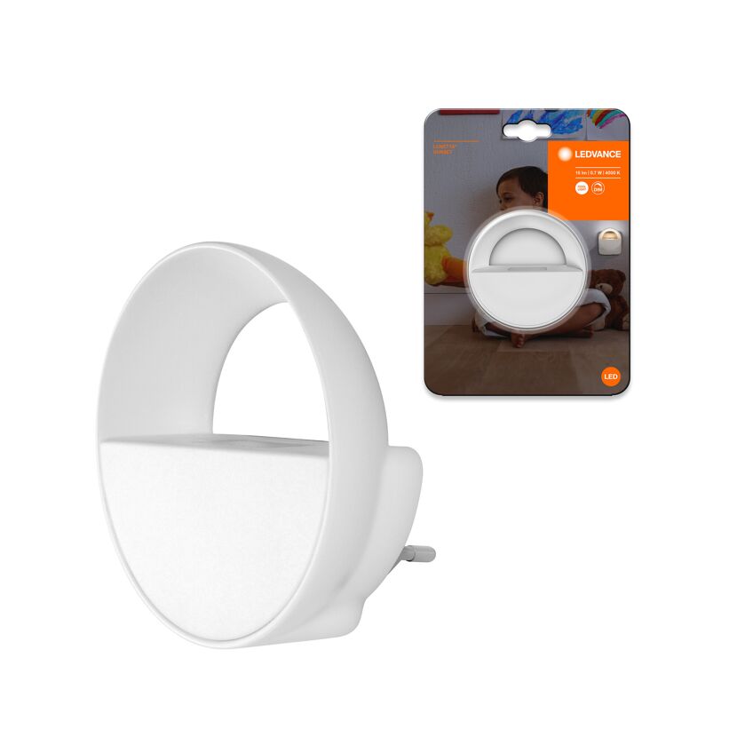LED-Nachtlicht 'Lunetta Sunset' weiß dimmbar Ø 75 mm