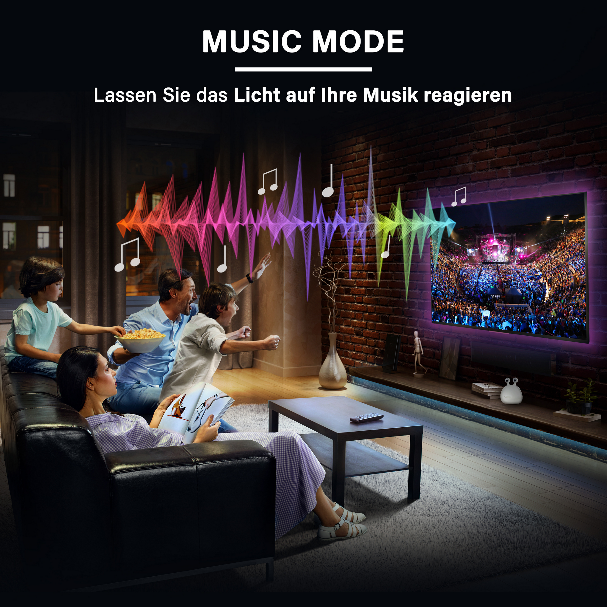 LED-Streifen 5 m RGB 18 W