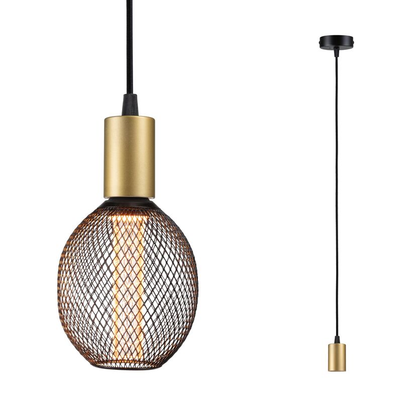Pendelleuchte 'Ravi' E27 maximal 60 W Gold