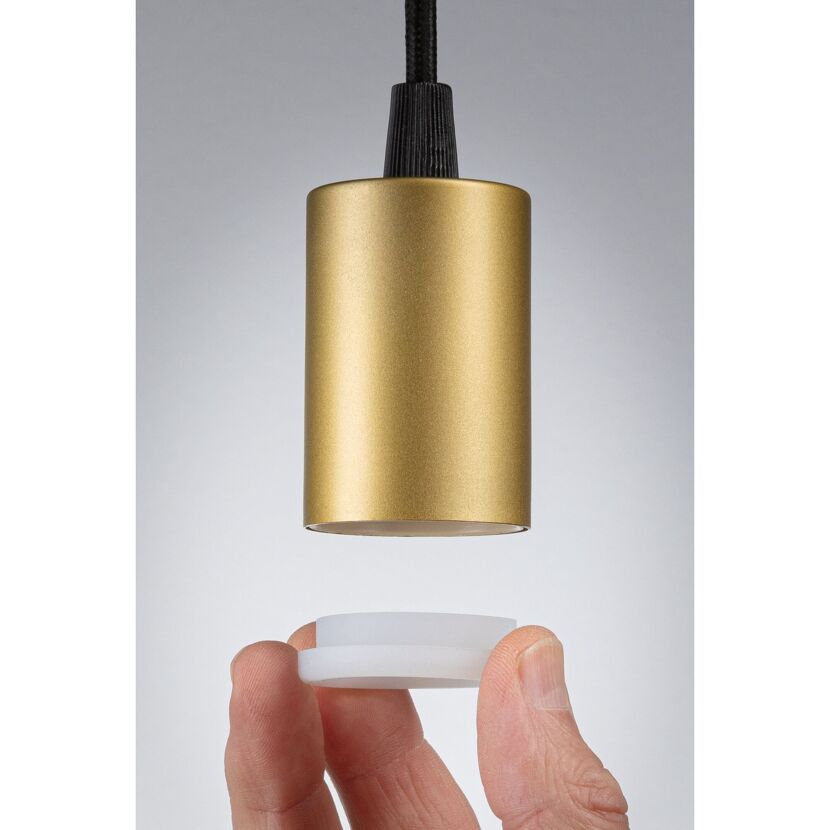 Goldene Fassung für Pendelleuchte