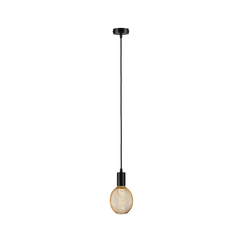 Pendelleuchte 'Ravi' E27 maximal 60 W Schwarz