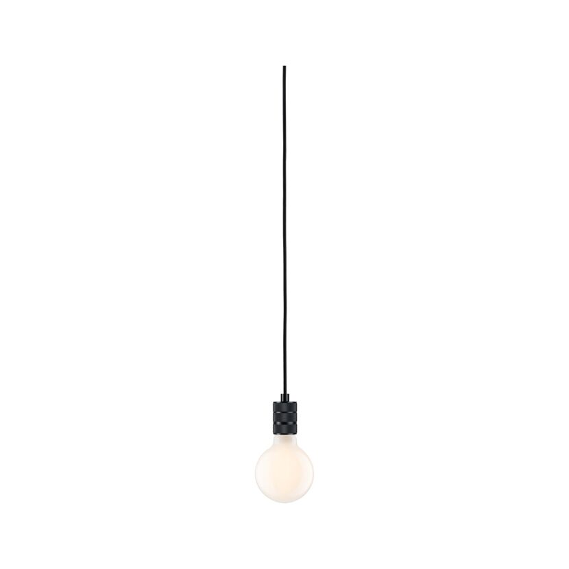 Pendelleuchte 'Tilla' E27 maximal 20 W incl Stecker Graphitschwarz