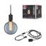 Pendelleuchte 'Tilla' E27 maximal 20 W incl Stecker Graphitschwarz