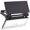 Solar-Außenwandleuchte 'Luton' mit Bewegungssensor 1000 lm neutralweiß IP 65 19,5 x 4,3 x 19,1 cm
