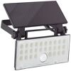 Solar-Außenwandleuchte 'Luton' mit Bewegungssensor 1000 lm neutralweiß IP 65 19,5 x 4,3 x 19,1 cm