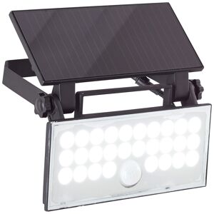 Solar-LED-Außenwandleuchte 'Luton' mit Bewegungsmelder 19,5 x 4,3 x 19,1 cm schwarz