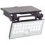 Solar-LED-Außenwandleuchte 'Luton' mit Bewegungsmelder 19,5 x 4,3 x 19,1 cm schwarz