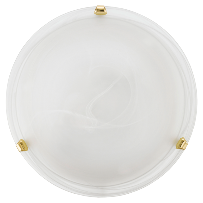 Bild von Eglo Deckenleuchte 'Salome' messingfarben/weiß Ø 30 cm