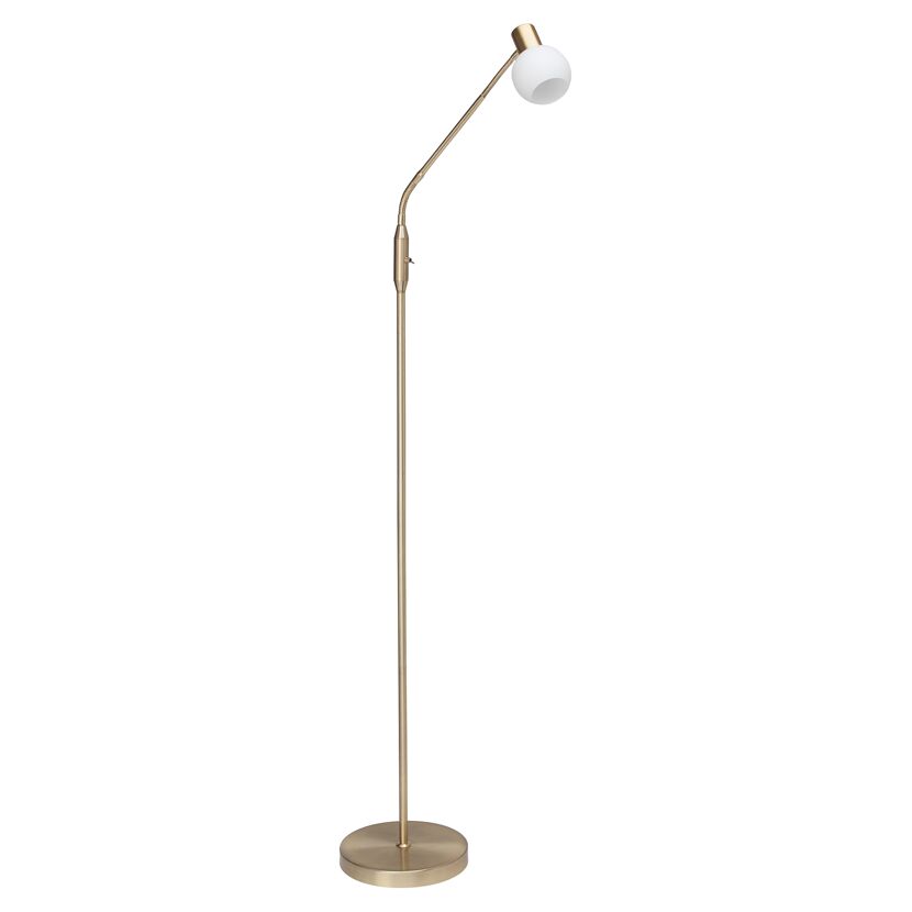 Messingfarbene LED-Stehleuchte Philo