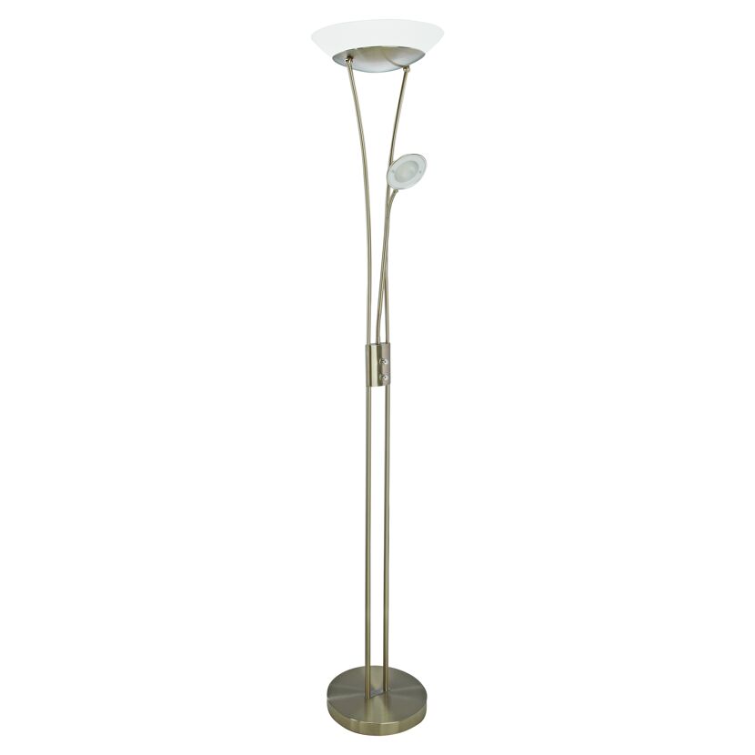 LED-Stehleuchte Finn mit Leselampe